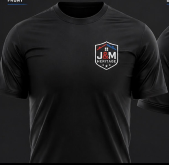 J&M Heritage front chest logo mark